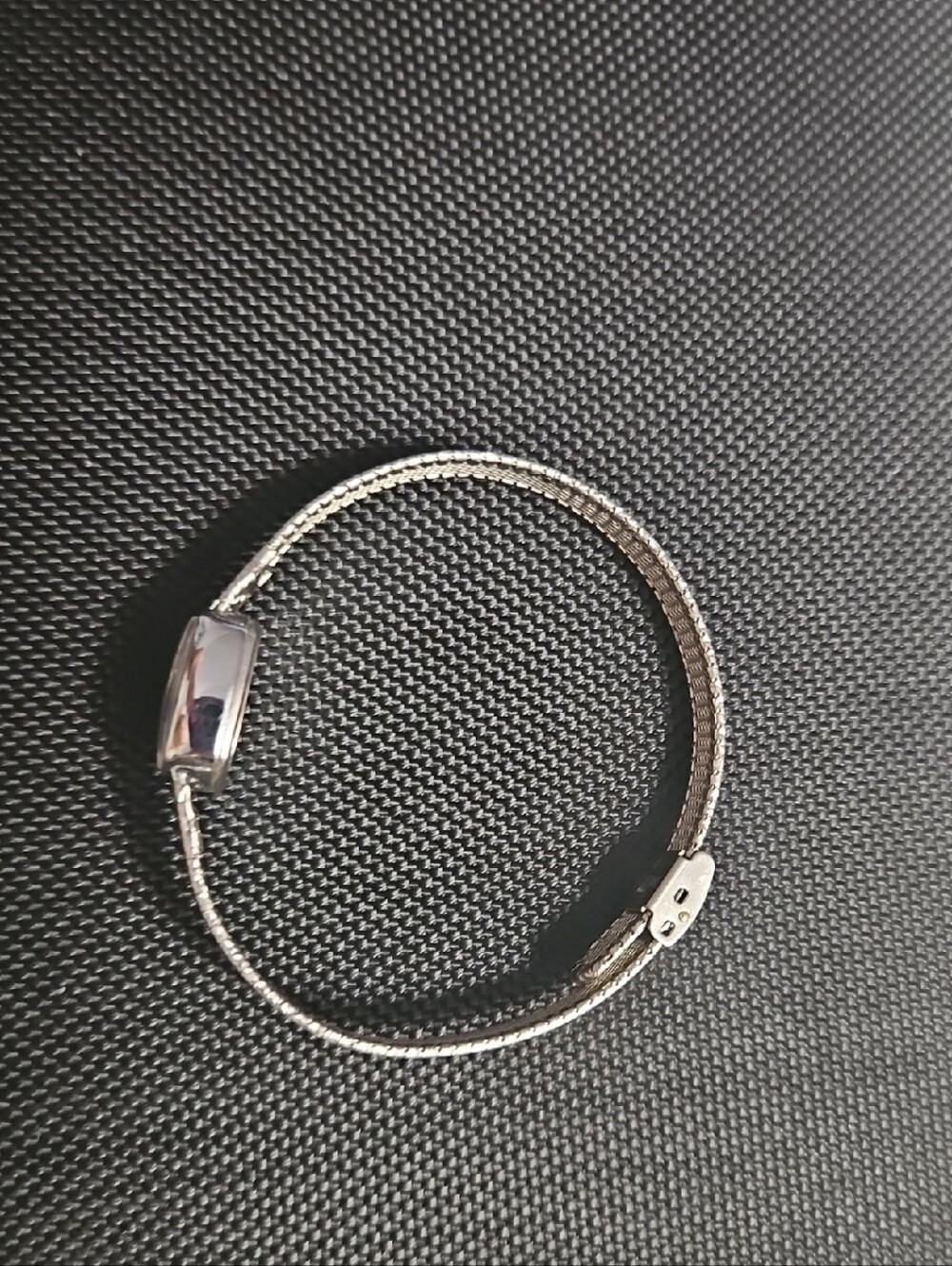 ​Vintage Timex Silver Tone Mechanical Wind-Up Cocktail Watch | Textured Band